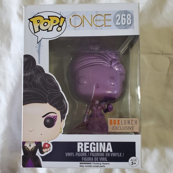 NWT Funko Pop Once Upon a Time - Regina Metallic Purple Exclusive Vinyl Figure - Picture 2 of 3